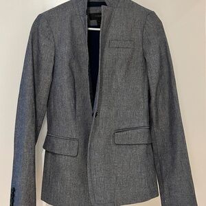 J Crew Regent Blazer grey/navy Size 2